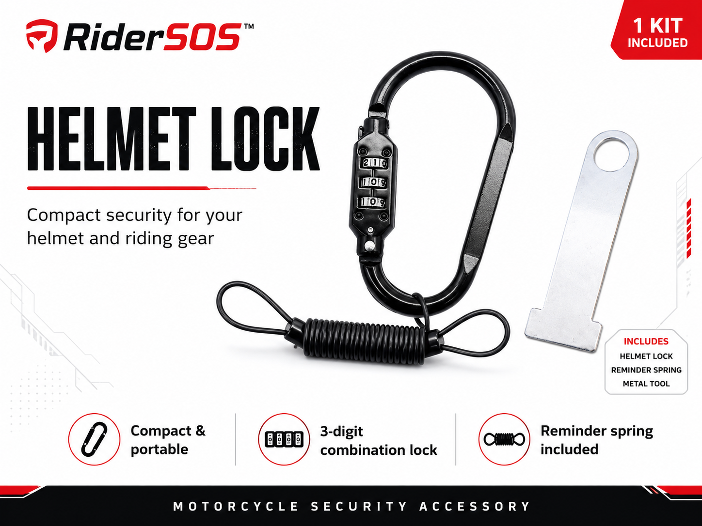 Helmet Lock Kit